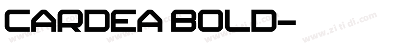 CARDEA BOLD字体转换